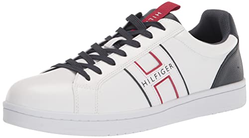 Tommy Hilfiger Men's Lewly Sneaker, White, 10 #TOP13