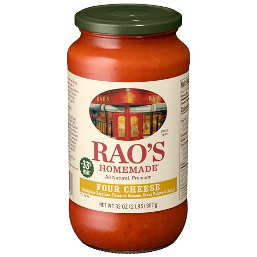 Rao's Homemade Four Cheese Sauce Made with Italian Tomatoes, 32 oz