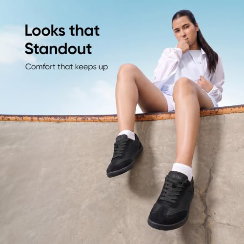 Image of Frido Active Casual Sneakers for Women | Stylish Everyday Sneakers with Breathable Mesh, Lycra-Lined Collar, Cushioned Footbed & Zero-Drop Sole for Travel, Night Outs