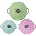 sdybjml Silicone Lids for Pots & Pans 5Pcs 12.4/9.1/7.9'' Silicone Pot Lids Food Bowl Covers with Handle Reusable Suction Seal Covers for Bowls, Pots, Cups