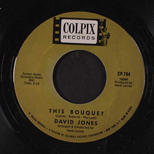 David Jones (Monkees) This Bouquet / What Are We Going To Do? USA 45 W/O PS Colpix