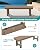 SERWALL 2-Person Backless Outdoor Bench 56 Inches, Brown