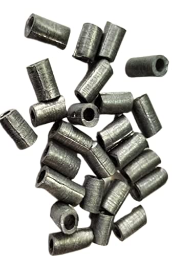 Image of advancedestore - Fishing Wire Weight Sinker - (10Pieces) Lead Jalkathi - Pipe Shape - 1 cm to 1.5 cm Each -Lead Fishing Tackle