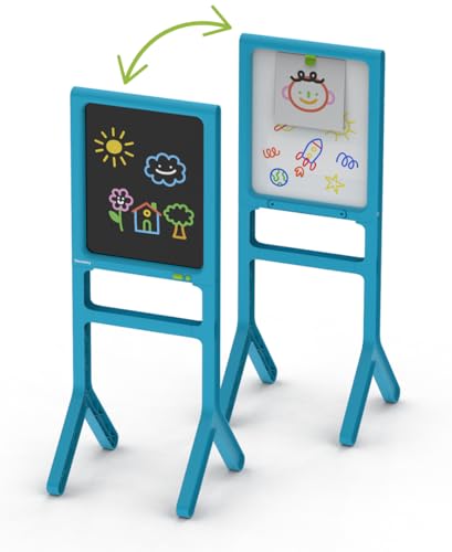 Discovery Glow Easel Art Station for Kids - Dual-Sided Light Board - Image 4