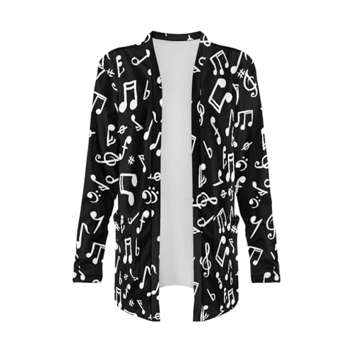 Image of Womens Open Fron Cardigan Sweaters Long Sleeve Tops Daily Coats