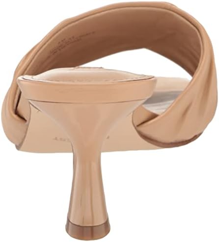 Nine West Women's AZALA Heeled Sandal, Nude 110, 9 | Image 2