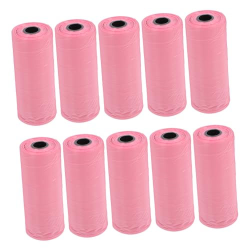 minkissy 10 Rolls Trash Bag Poop Bags Diaper Disposal Bags Practical Garbage Bags Diapers Diaper Sacks Stuff Black Garbage Bags Pet Supplies Rubbish Bags Diaper Waste Bags or