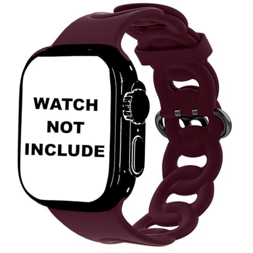 Image of YODI New Edition Soft Silicone Sport Strap Band for Fire-Boltt Ring BSW005, FireBoltt Ring Pro BSW029, CrossBeats Ignite Cube /Surge /S5 /S4 /S3 /S4 Max Smartwatch (Watch Not Included) (B-WINRED)