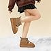 Stelle Winter Boots for Girls Kids Snow Warm Faux Fur Cute Boots for Toddler/Little/Big Kid（Chestnut,13ML