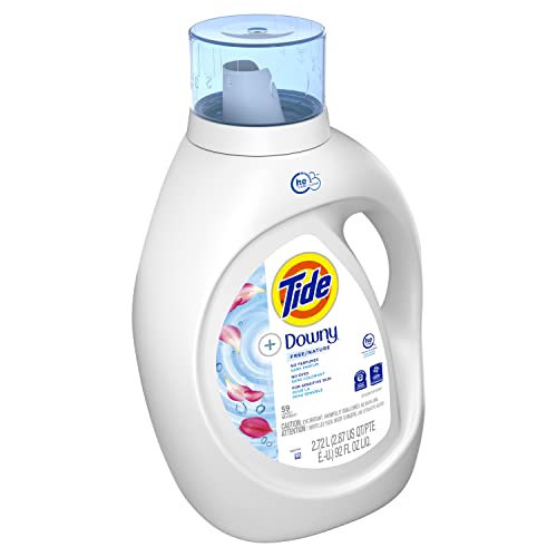 Tide Laundry Detergent Liquid Soap He Free + Downy 92 Fl Oz #TOP1