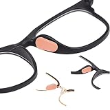 24 Pairs Soft Glasses Nose Pad, Anti Slip Eyeglass Nose Pads, Adhesive Nose Pads for Glasses, Quality Glasses Nose Grips Cushion for Glasses, Eyeglasses, Sunglasses
