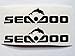2 Sea Doo Die Cut Decals