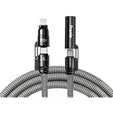 Pramie 4 in 1多機能充電ケーブル1.5M, 最大65W 高耐久充電ケーブル らいとにんくけーぶる タイプc USB急速充電 480Mbps データ転送, C to C/タイプc ライトニング/点火機能付き、アウトドア・防災対応/Lightning ライトニングケーブル Phone13シリーズ/Switch 2/Macbook/Samsung LG 各種対応 [並行輸入品]