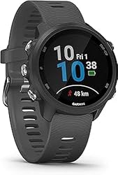 Garmin Forerunner 245, Orologio Smart GPS Multisport, Nero/Grigio