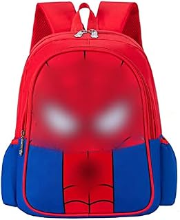 Spiderm Backpack, superh Backpack, Spiderm Edition Blue & Red Lightweight, Durable Quality school gear l Age 1-8 l One-Size l Length 23cm x Width 12cmx Height 30cm
