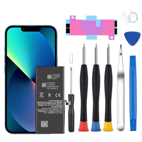 Svenirven Battery for iPhone 13 Mini 2026 New Upgraded Battery Replacement for iPhone 13 Mini A2628 A2481 A2626 A2629 A2630 with Professional Repair Tool Kit