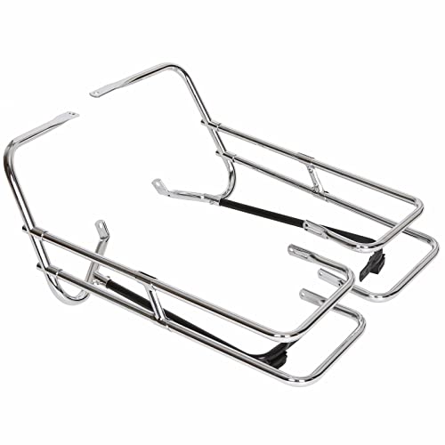 Soporte de protector para alforjas cromado compatible 1997-2008 miniatura 3