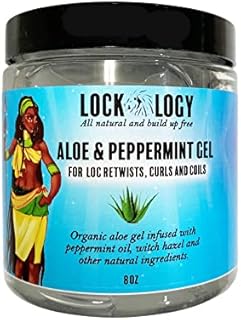 Loc Gel, and Loc Gel for Retwist, Locking Gel - Organic Aloe and Peppermint Retwisting Gel and Loc Retwist Products for Dreadlocks