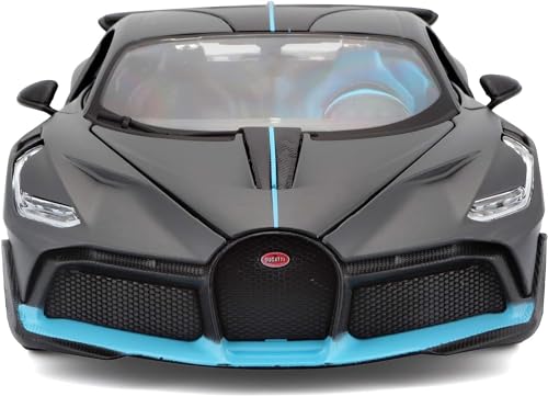Image of LONGMIRE Metal Pull Back Diecast Car 1:32 Bugatti CHIRON Model with Sound Light Boys Gifts Toys for Kids Pack of 1, Multicolor (BUGGATI)