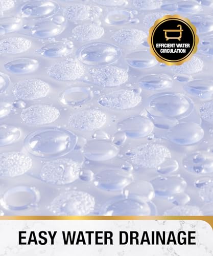 Hitslam Oval Bathtub Mat Non Slip, 27X15 Inch Bubble Bath Tub Mat For Bathroom thumb #4