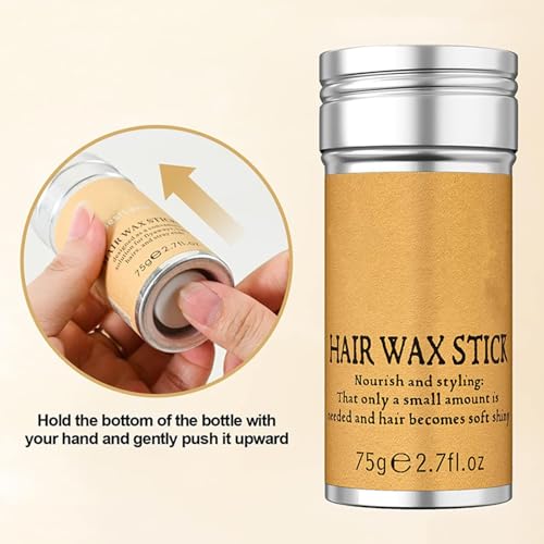 Non-greasy Slick Stick for Smooth Edge Frizz
Wigs Hair Wax Stick for Flyaway
|7 Oz Hair Wax Stick for Smooth Frizz