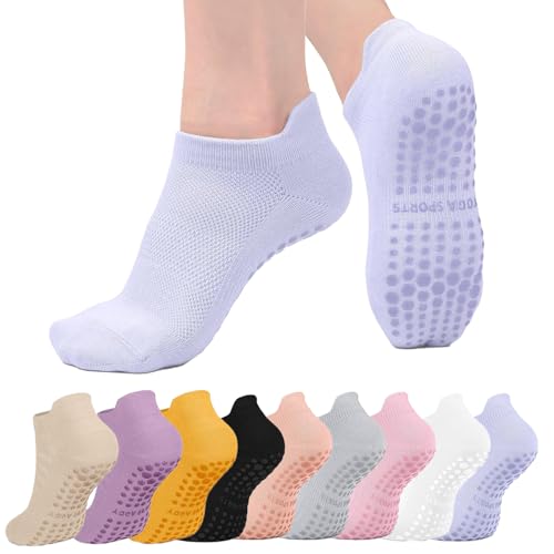 La mejor comparación de Ropa de Yoga y Pilates los 10 mejores. 43 10 pares Calcetas para Yoga Mujer, Calcetas Pilates Mujer, Calcetines Danza para, Calcetines Antideslizantes de Yoga para Mujeres, Fitness, Ballet,Pilates.