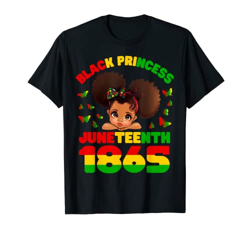 Juneteenth Celebrating 1865 Cute Black Girls Kids Camiseta