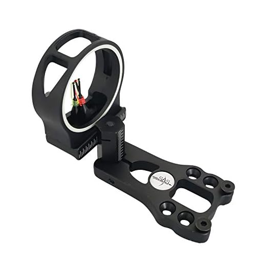 3-Pin .029 Fiber Optics Aluminum CNC Bow Sight Archery Compound Recurve Takedown Traditional