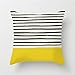 Modis geometryczne poszewki na poduszki żółte paski w kratę drukuj poszewka na poduszkę do domu krzesło dekoracja sofy poszewki na poduszki 45 cm * 45 cm)