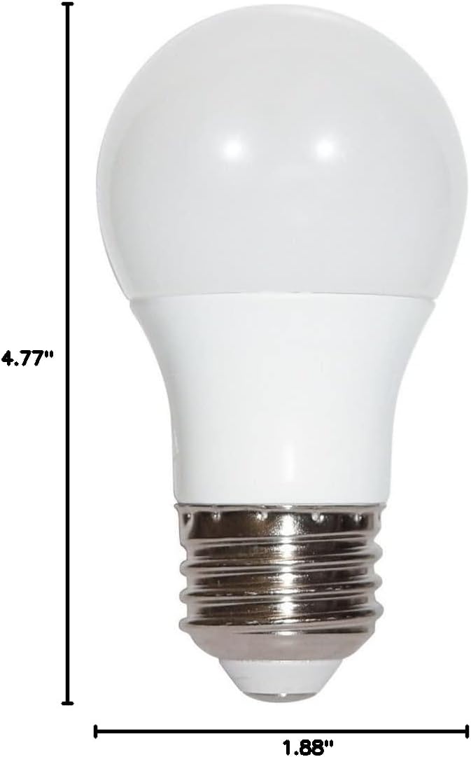 Satco S9033 5.5W A15 LED Light Bulb, 5000K, Frosted White
