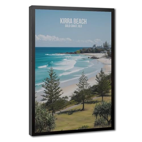 Impression sur toile Keira Beach pour salon et chambre de 61 x 91 cm