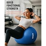 GalSports Anti-Burst Slip Resistant Stability Ball - Swiss Ball for Home Gym & Physical Therapy - Image 3