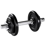 Con la mancuerna de TecTake puedes entrenar fuerza cómodamente y como un profesional.
