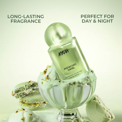 Image of Nykaa Pistachio Swirl EDP 50ml | Nutty Sweet Perfume for Women | Pistachio Coconut Warm Gourmand Fragrance | Long-Lasting Daily Wear Scent | Sweet Perfume | Best Gift for Her