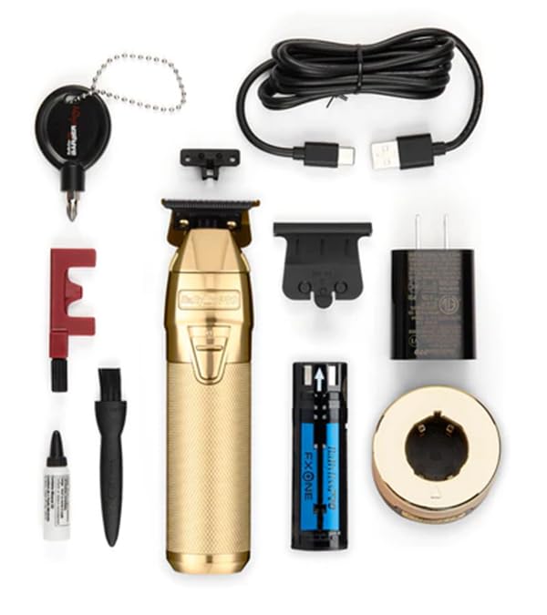 Tratamientos De Cabello, Beauty Recortadora Terminadora Babyliss Fx One Gold Fx Fx799g Litio Dorada 7200 Rpm 110v/220v