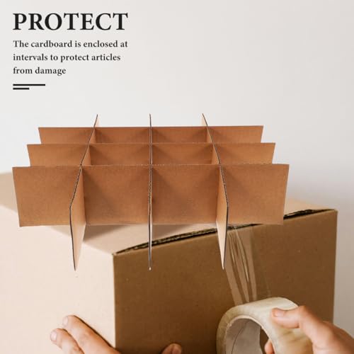 Séparateurs assemblage facile avec compartiments multiples pour protection de verres - 6