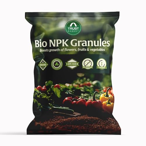 TrustBasket Organic NPK Fertilizer for Plants 1kg – Bio NPK 19 19...
