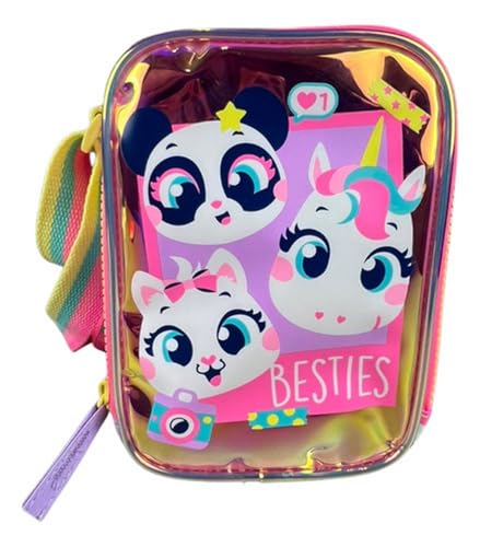 PUKET - Bolsinha Infantil Puket Menina Multibichos BFF Lavanda