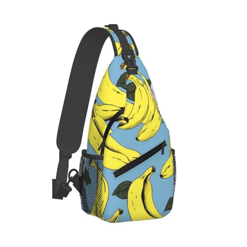 Bolso cruzado diagonal para hombre negro miniatura 2