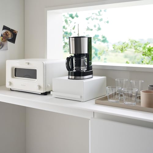Miniatura 7 de Yamazaki 2018 Tower Sliding Countertop Drawer, White, Steel Polypropylene Magnet, 22.2 X 27.5 X 11.5 Cm