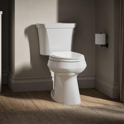 KOHLER Highline Comfort Height Two-piece elongated 1.28 gpf chair height toilet with right-hand trip lever - Thumbnail 2