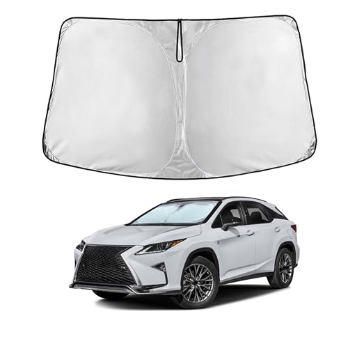 Image of EcoNour Windshield Sunshade Compatible for Lexus RX 350 450h 2023-2024 2025 2026, Sun Visor for Front Windshield & Window Sun Shade Cover, UV Heat Blocker & Protector, Car Accessories