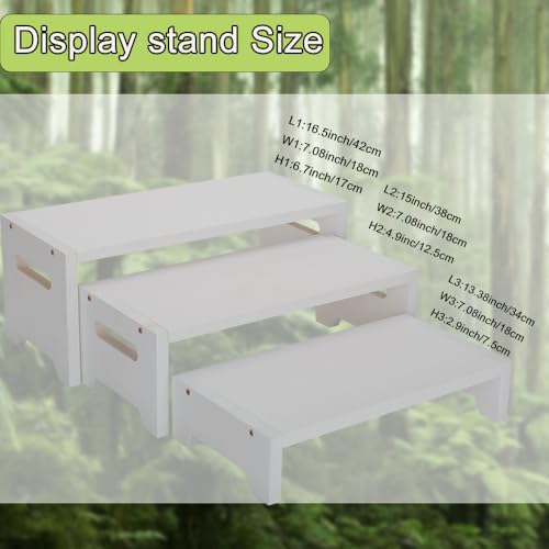 50% OFF Soporte de Madera 3 Niveles MRPAPA para Cupcakes y Exhibición