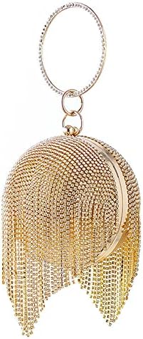 DZOZO Ring Evening Clutch Rhinestone Women Bag Sparkly Crystal Bag for Birdal Party