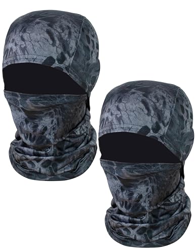 2 Pack Camouflage Balaclava Mask Ski Mask Men Women Breathable Shiesty Mask Sun Protector
