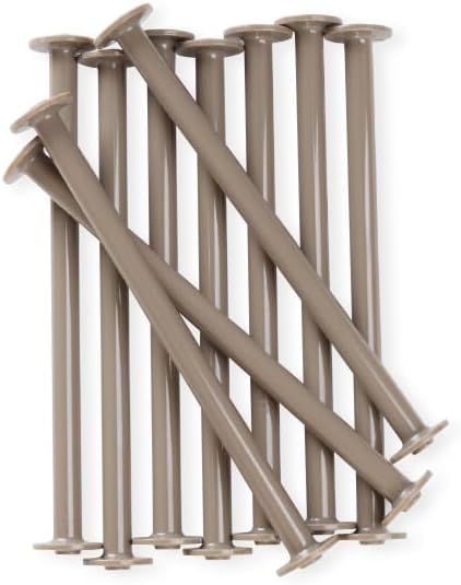 Ashford 6 inch Extra Long Nylon Boat Shuttle Bobbins, brown, BSBXL10