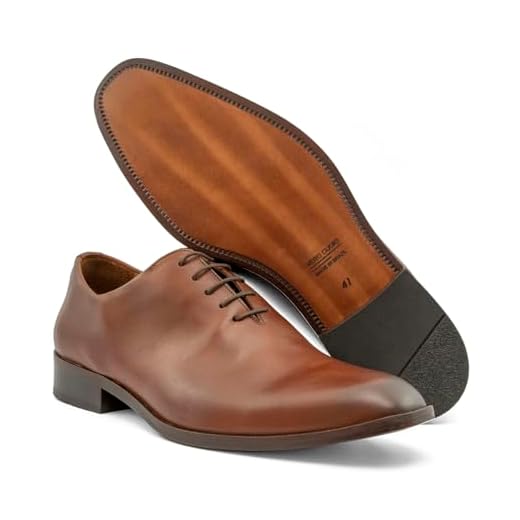 Sapato Social Masculino Wholecut Vero Cuoio – Couro Legítimo Premium, Confortável, Peça Única com Solado em Couro – Turunelli Calçados (Whisky, BR, Adulto, Numérico, 40)
