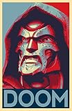 Doctor Doom Illustration - Marvel Avengers Superhero Pop Art Home Decor Poster Print (11x17 inches), 11 x 17 Inch
