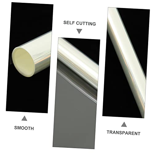 Nappe pour table à thé transparente film de protection de table rectangulaire PVC