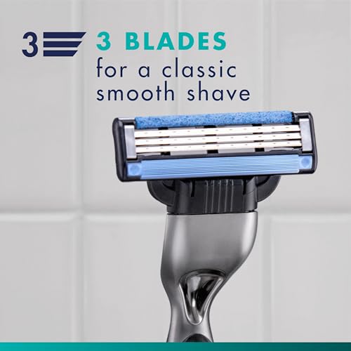 Gillette Mach3 Razor for Men, 1 Razor Handle + 2 Blade Refills - image 4
